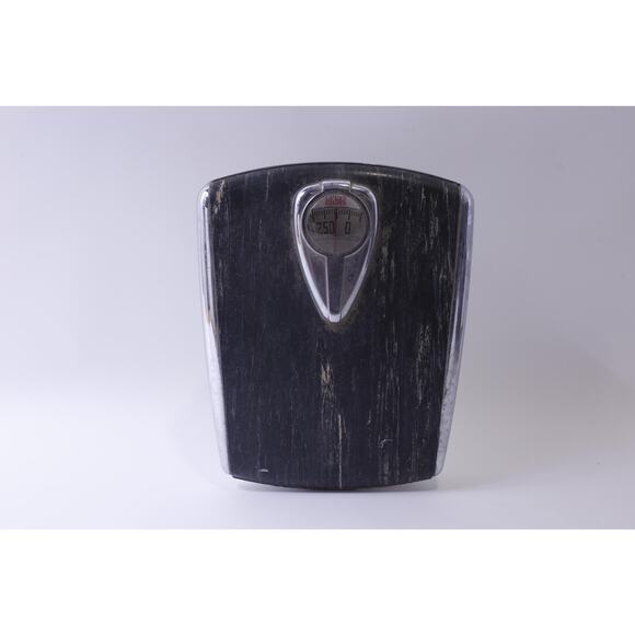Borg-Erickson, Bathroom Scale, 1950s, Black-Chrome, Weight, Measurement, Compact - Picture 1 of 3
